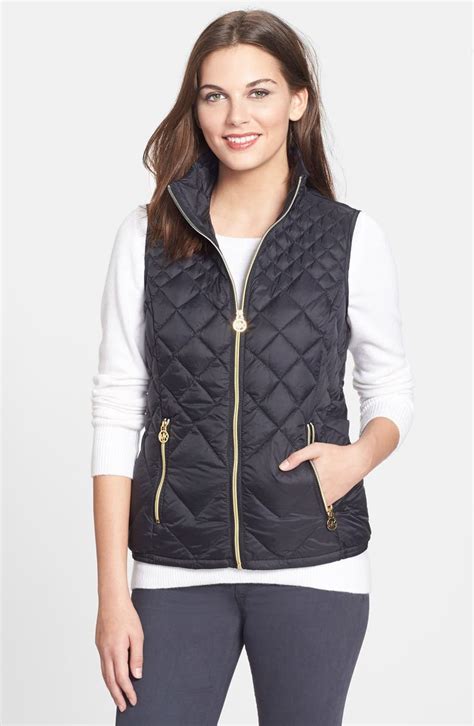 michael kors vest women's|michael kors packable vest.